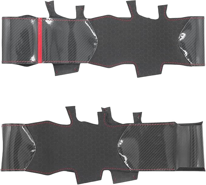 MEWANT Hand Stitch Steering Wheel Cover Wrap for Subaru WRX 2015-2021 / WRX STI 2015-2021 Steering Wheel Accessories for Subaru WRX