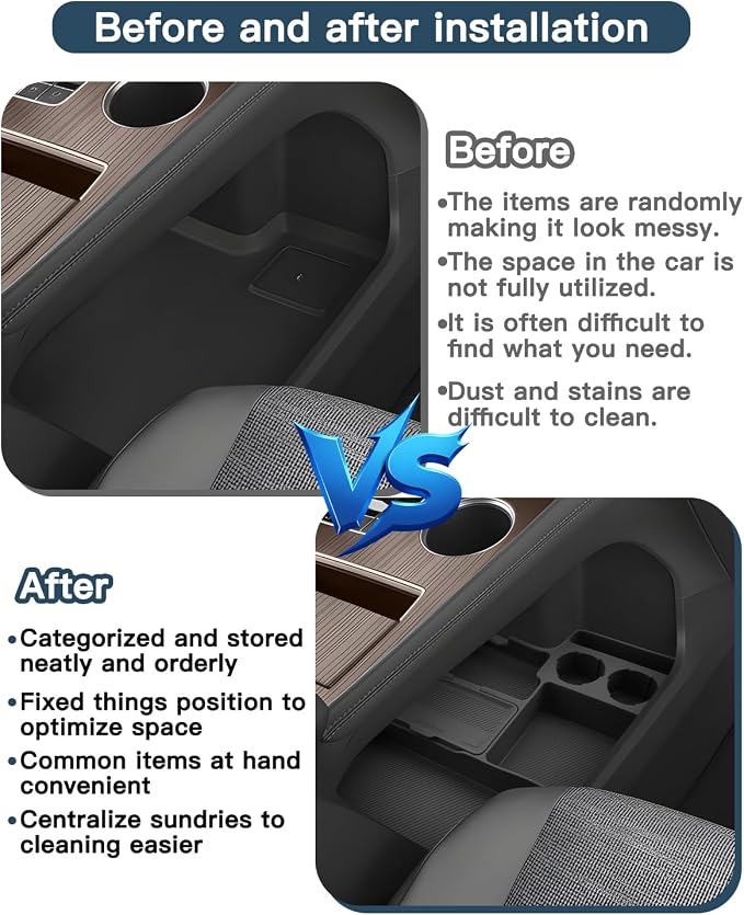 Ruiya 2026 Sienna Lower Console Organizer for 2021-2026 Toyota Sienna Accessories Silicone Material with Cup Holder Under Console Organizer Compatible with 2021-2025 2026 Toyota Sienna