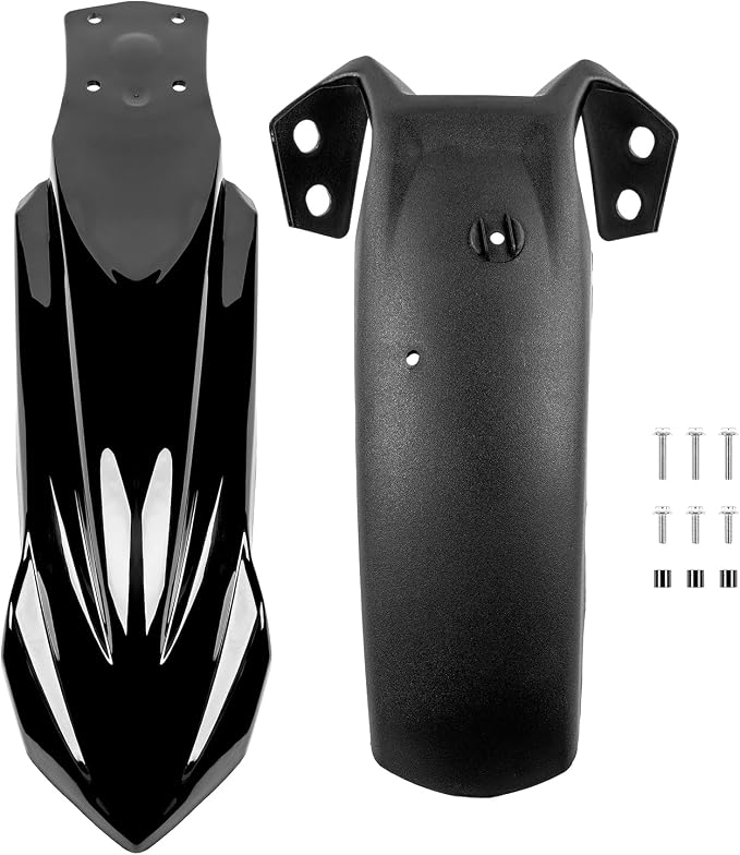 Front Fender Mudguard for Tenere 700 World Raid 2019-2025 2026 Tire Hugger Mud Dust Flap Splash Guard (Black)