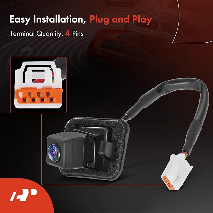 A-Premium Rear View Backup Camera Compatible with Mazda | Parking Camera for 2008 2009 2010 2011 2012 CX-7 CX7 - Replace# E22367RC0
