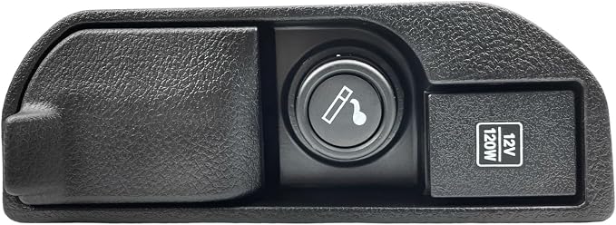 Ashtray and Cigarette Lighter Kit for Toyota 4Runner 2005-2009 Replacement 74110-35010-B0 120W 12V USB Car Charger High Efficiency Cigarette Lighter Removable Ashtray with Lid ABS Metal Construction
