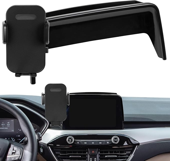 Car Phone Holder for 2020-2025 Ford Escape Accessories-Cell Phone Mount for Escape 8 inch Touch Screen Cradles Hands-Free 360° Rotation