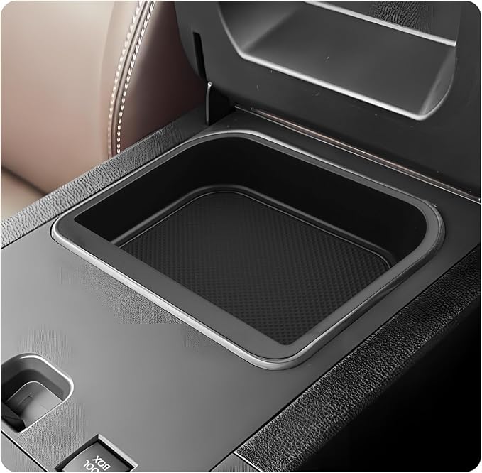 LUWU for 2025 2026 Land Cruiser Center Console Organizer Compatible with Land Cruiser & Lexus GX550 2024 2025 2026 Accessories LC250 First Edition Center Console Tray Storage Box (Only for Cool Box)