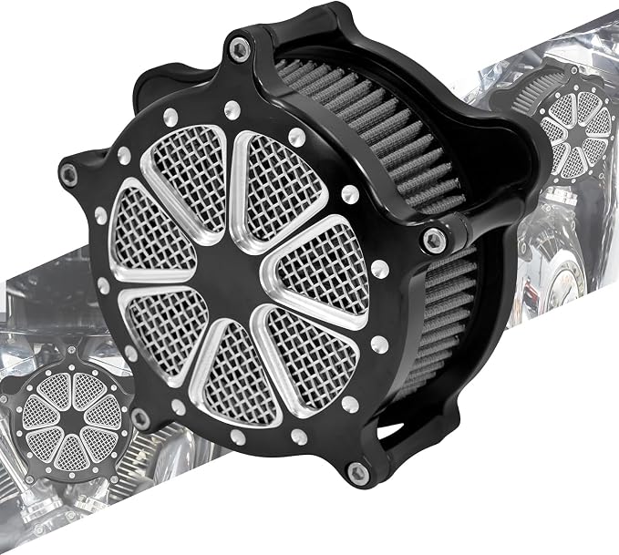 Motorcyle Air Cleaner Filter Fit for Harley Touring street glide road king trike Softail (D For M8 Touring 17-23 Trike 17-25 Softail 18-24)