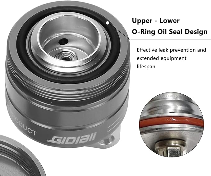Universal Motorcycle Chain Oiler Lubricator Oiler Auto Hand Control Motorbike Oil Cup Part (Gray)