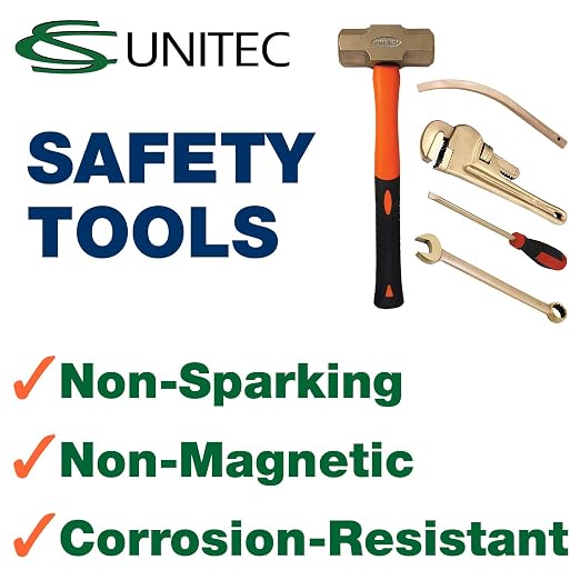 CS Unitec | Non-Sparking & Non Magnetic Aluminum Bronze Socket | 6 Point Socket 5/8 in, 3/8 in Drive
