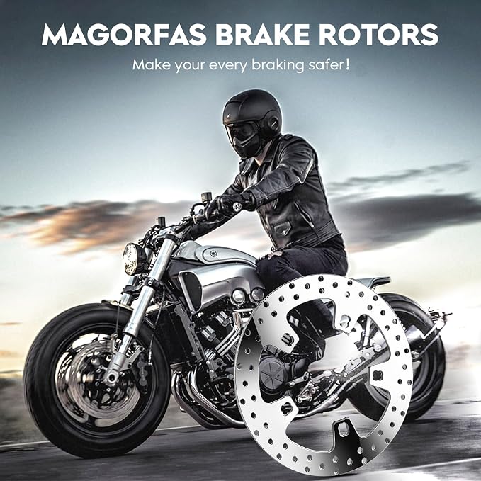 11.8" Polished Front Brake Disc Rotor Fit for Harley Davidson Touring, for Road King/Street Glide/Road Glide/Electra Glide/Tour Glide/Ultra Limited 2015-2022;Replace for 41500017-2 PCS