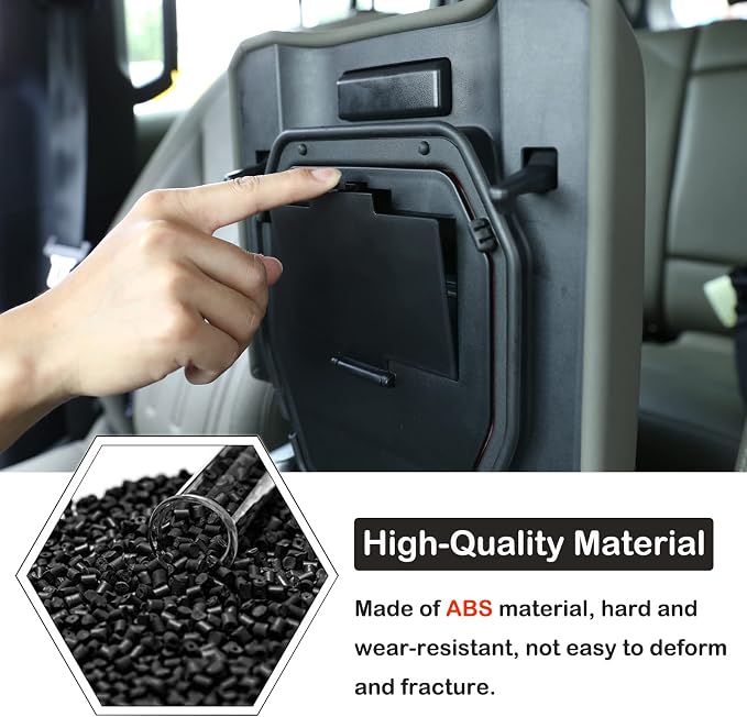 Car Armrest Hidden Storage Box Compatible with Land Rover Defender 2020-2025 Center Console Handrail Privacy Organizer Tray Armrest Storage Box Container Insert Pallet Manager Interior Accessories