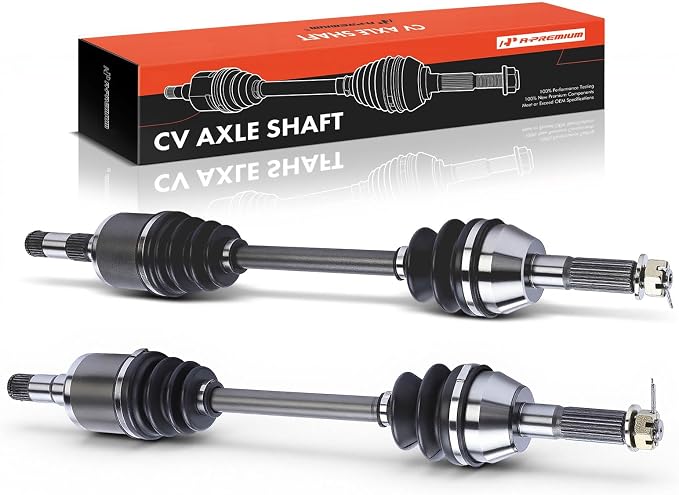 A-Premium Pair (2) Rear CV Axle Shaft Assembly Compatible with Polaris Ranger 500 2005-2007, Ranger 700 2007, Ranger XP 700 2005-2007, Left and Right, Replace# 1332284, 1332285