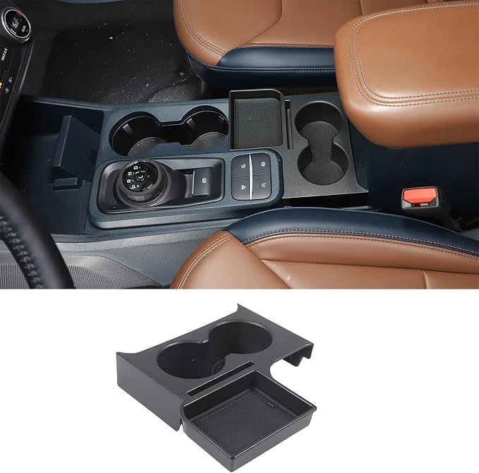 TOYCIDFG Center Console Organizer Insert Cup Holder Storage Door Insert Box for Ford Maverick 2022-2025