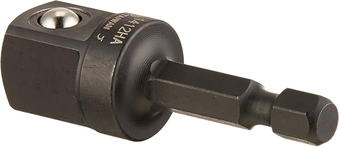 Grey Pneumatic (1412HA) 1/4" Hex x 1/2" Square Socket Adapter