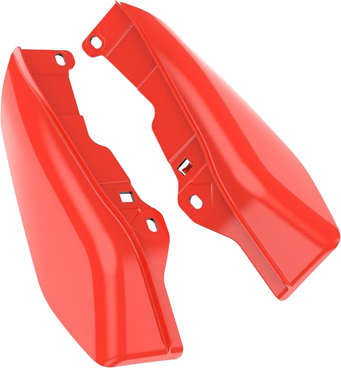 Color - Matched Mid Frame Air Deflectors Heat Shield, Perfectly Fit for Harley Touring Models 2009-2026 Laguna Orange