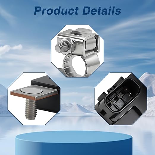 FUSCH Battery Cable Terminal End Sensor Battery Current Temperature Sensor Compatible with Honda Accord (Include Hybrid Models) 2018-2021 Replace#: 38920-TVA-A01,38920-TVA-A02