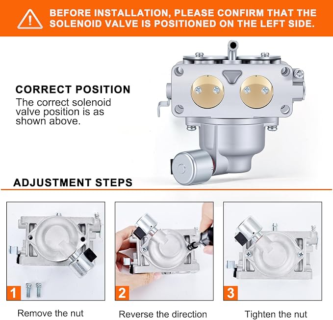 Hipa 791230 Carburetor for Brigg and Straton 799230 699709 499804 20-25 HP V-Twin Engine for John D MIA10632 L118 L120 La130 La135 Replace 405777 406777 407777 with Air Filter