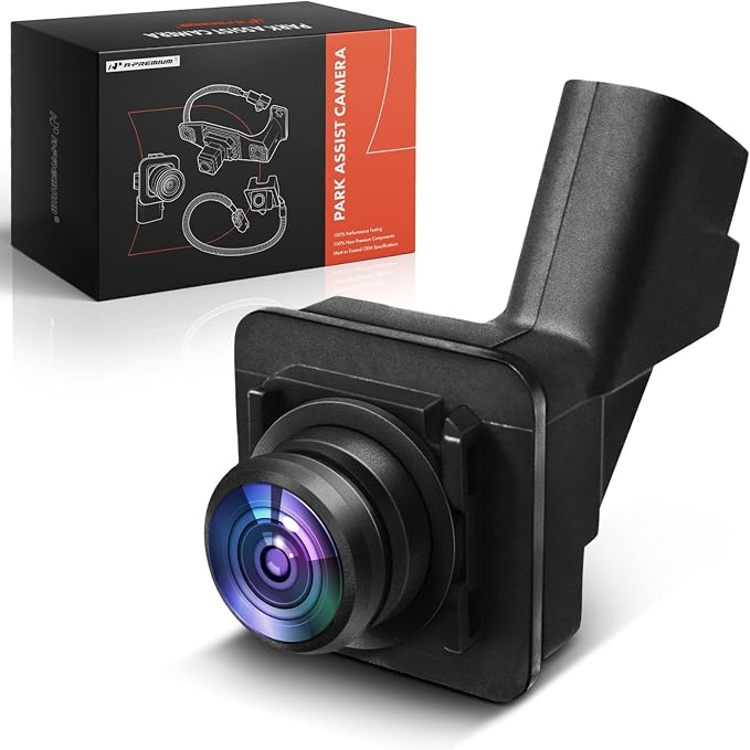 A-Premium Left Side Lane Depature Camera Compatible with Ford & Lincoln | Front View Parking Camera for 2015-2020 F-150 F150, 2016-2018 MKX, 2019-2022 Nautilus - Replace# FL3Z19G490A