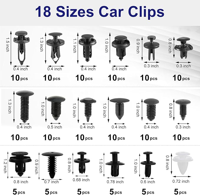 432Pcs Auto Trim Removal Tool Kit No Scratch Pry Tool for Car Door Panel Dashboard Removal, Include Clip Removal Tool, Panel Removal Tool, Car Radio Removal Tool, Blue