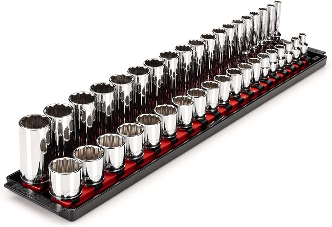 TEKTON 3/8 Inch Drive 12-Point Socket Set, 38-Piece | SHD91212