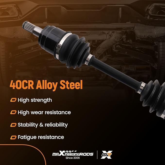 maXpeedingrods Front CV Axle Drive Shaft for Honda Rancher 420 TRX420FM2 4x4 CV Axle 2014-2019 CV Joint Drive Shaft Assembly