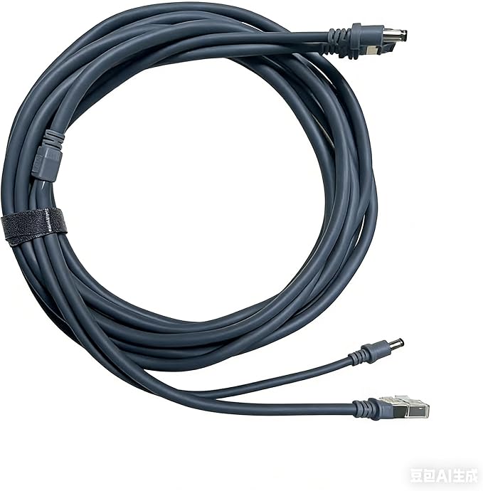 Starlink Mini Cable 16.4FT/5M, 2 in 1 DC/USB C Charging + Ethernet Cable, Replacement Starlink Mini Power Accessories
