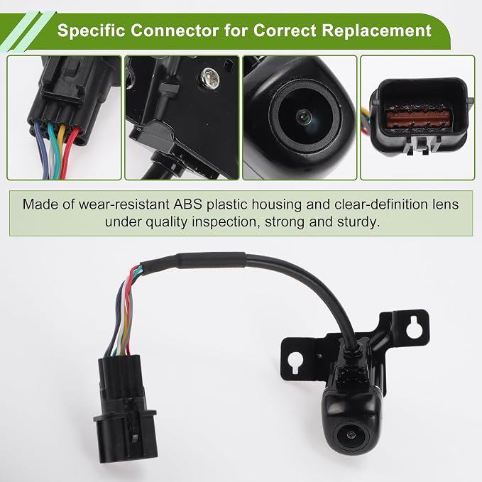 No.95760-2W640/95760-2W641 Rear View Camera for Hyunda Santa Fe 2.0L 2.4L 3.3L 2017 2018 License Plate Park Assist Camera Backup Reverse Camera 1 Pcs