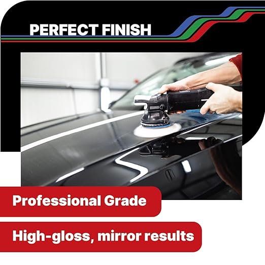 LAUCO 3-Step Kit – Steps 1 2 3 – 32oz, with a Towel, Professional Silicone-Free Cutting, Polishing & Finishing Compounds for Scratch Removal, Clear Coat Safe High-Gloss Finish 36454