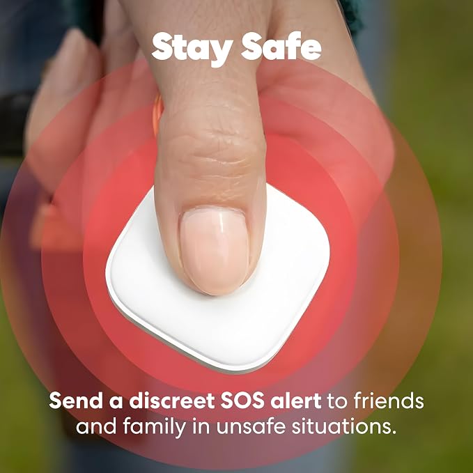Life360 Tile - Bluetooth Tracker, Keys Finder and Item Locator for Keys, Bags and More. Phone Finder. Both iOS and Android Compatible. 1-Pack (White)
