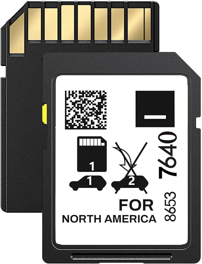 2026 Latest Update Satellite Navigation SD Card Compatible with Cadiliac Chevrolet Buick GMC,North America Maps,Plug and Play Install,GPS in-Dash Navigation Accessories Part 86537640