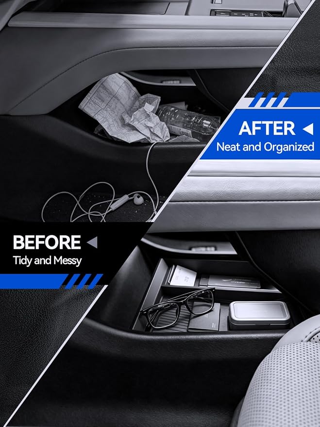 for ES Center Console Organizer 2026 Lexus ES 350e/ES 350h/ES 500e Accessories Armrest Tray Middle Storage Box Insert Container Durable ABS Plastic