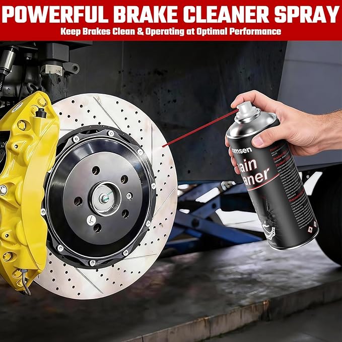 Chain Cleaner, Brake Cleaner Spray Can, Professional Bike Chain Cleaner Set, Motorcycle Cleaning Kit with Chain Cleaner 11oz 2 Can Including Brushes and Gloves for Cleaning All Bicycles
