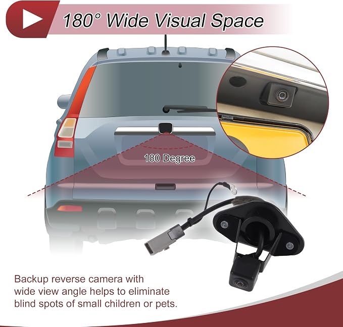 1 Pcs Rear View Camera for Subaru Legacy Outback 2.5L 3.6L 2010 2011 2012 2013 2014 Park Assist Camera Backup Reverse Camera No.86267-AJ10B