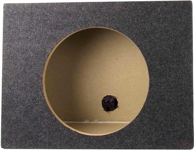Q Power 12-Inch Sealed Slim Shallow Truck Subwooofer Box Enclosure | TW12-SINGLE