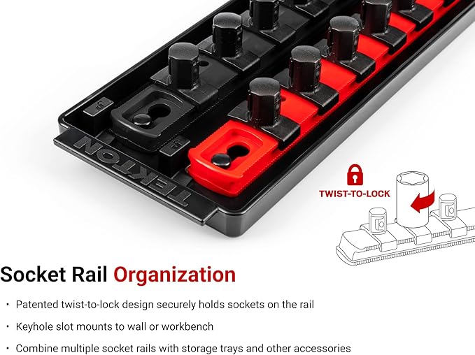 TEKTON 1/2 Inch Drive 12-Point Socket Set, 78-Piece | SHD92216