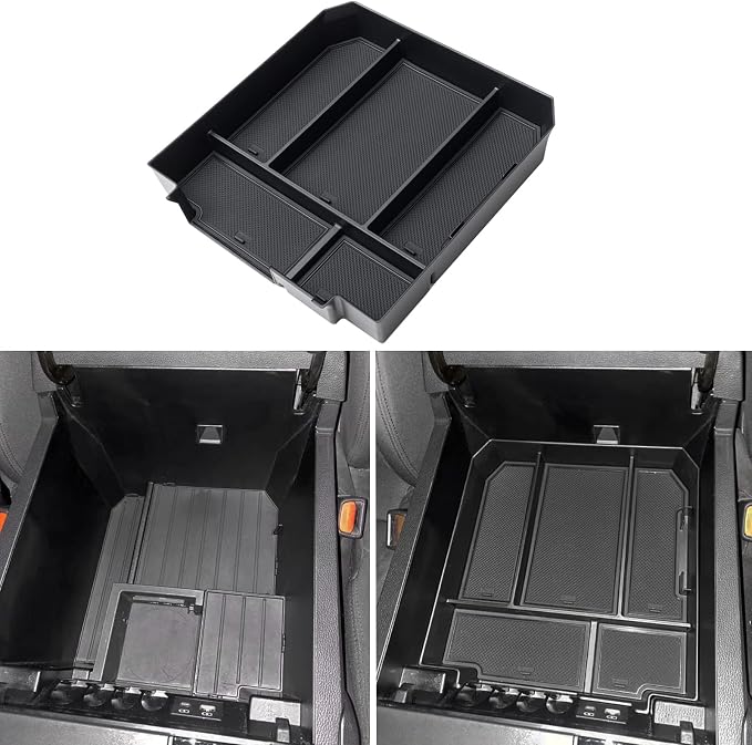 JDMCAR Dasboard Tray and Center Console Organizer Compatible with 2022 Toyota Tundra Accessories