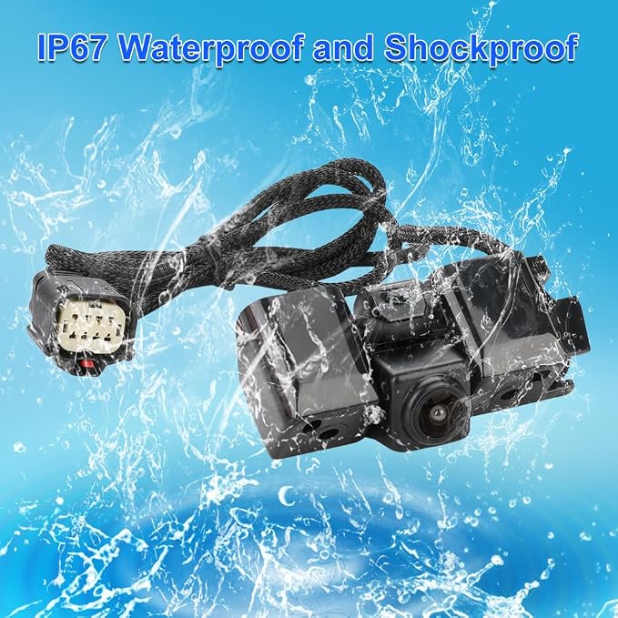 JDMON Backup Camera Replacement for Chevy Silverado GMC Sierra 1500 2500 HD 3500 HD 2016-2019 Reverse Park Assist Camera Replacement for 592-056 23244435 84079952 V51-74-0050