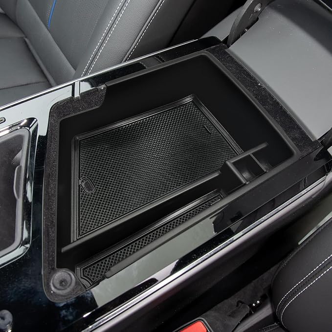 SHAOHAO for 2025 2026 Cadillac Lyriq Center Console Organizer Tray for 2023 2024 2025 2026 Cadillac Lyriq Accessories (Luxury/Tech/Sport) Secondary Armrest Insert Storage Box Lyriq 2026 Console Tray