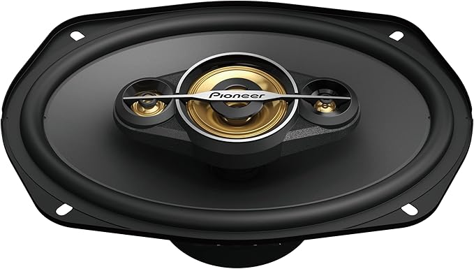PIONEER A-Series Plus TS-A6971F 6” x 9” 4-Way Speakers (Pair) – 600W Max, Balanced Sound + Smooth Treble, Enhanced Bass, Ideal Factory Upgrade, Installation Adaptors Included