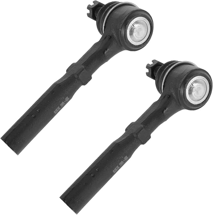 TRQ Front Outer Tie Rod Set 2 Piece Compatible with 1995-2005 Chevrolet Cavalier 95-05 Pontiac Sunfire