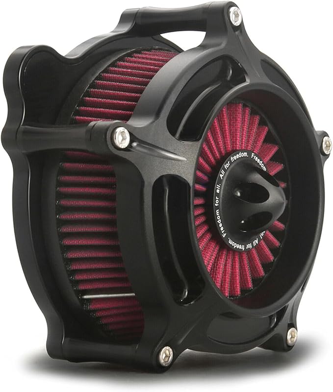 For harley air cleaner filter Sportster Softail Touring street road king glide Dyna for harley davidson air intake filters (OPS Black - Red Filter, B-For Softail/Dyna 93-15 ，Touring 01-07)