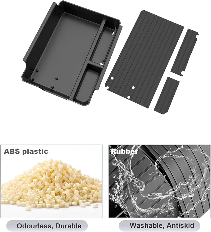 SKTU for 2025 2026 Mitsubishi Outlander Center Console Organizer for 2025 2026 Mitsubishi Outlander Console Tray Mitsubishi Outlander 2025 2026 Accessories ABS Durable Insert Console Organizer