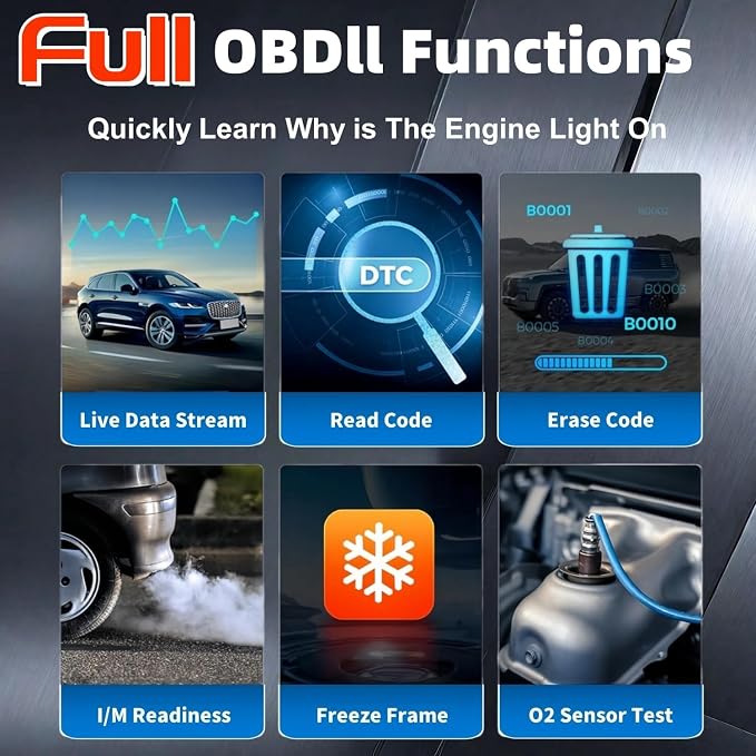 Autel MaxiAP AP2500 OBD2 Scanner Bluetooth Code Reader, Upgrade of AP200/AP200C/AP200H/AP200M, Better AP2500E, Auto Scanner Car Scan Tool, 5 DIY Servies, 45+ Car Brands, Compatible Android/iOS Phones
