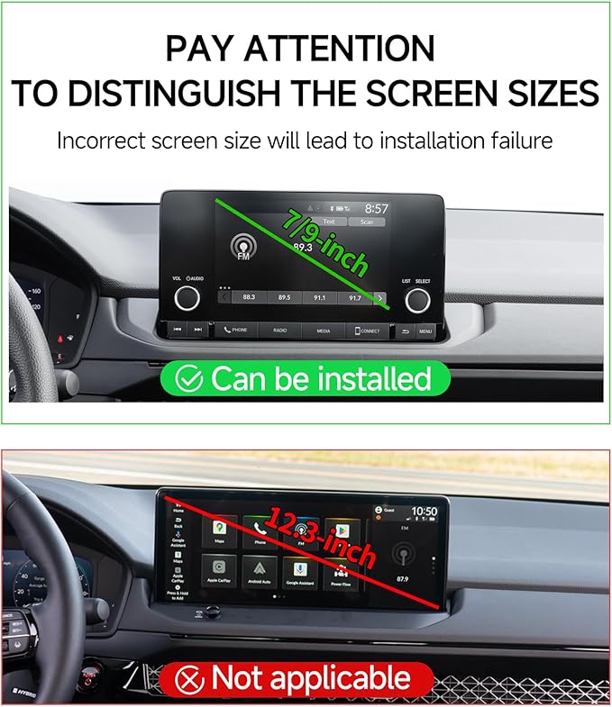 Qi2.2 Max 25W Fast Wireless Car Charger Phone Holder for 2023-2026 Honda Accord 7/9-Inch Screen, Magnetic Phone Mount Compatible with MagSafe