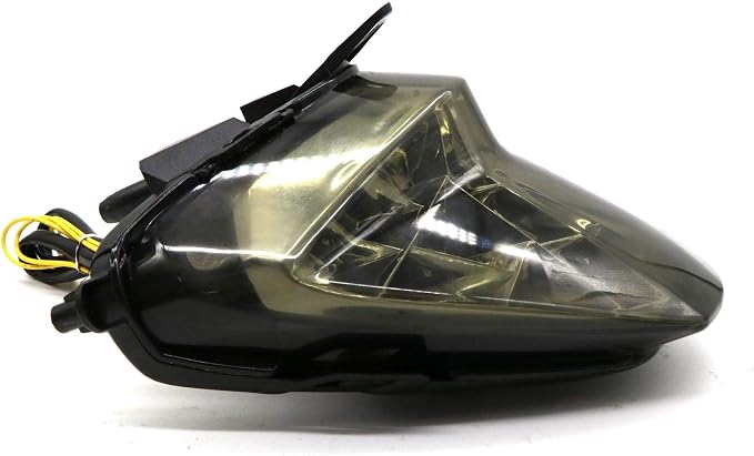 MZS Motorcycle Tail Light, LED Integrated Turn Signal Blinker Smoke Compatible with CBR250R 2011-2013 / CB300F 2015-2018 / CBR300R 2015-2022