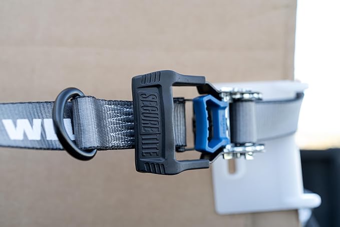 Secure Tite 1-1/2” x 20’ Ratchet Cargo Straps, 2-Pack – Ratchet Tie Down Straps, Double J-Hook Ratchet Tie Down – Ratchet Strap Set, 1667 lbs. Working Load Limit, 5000 lbs. Break Strength