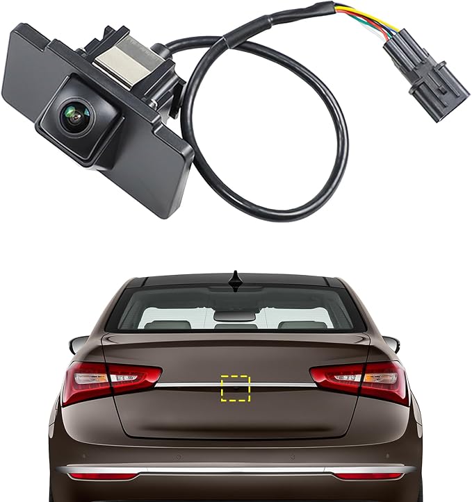 95760E8000 Rear View Backup Camera Parking Assist Camera | Compatible With 2014 2015 2016 Kia Cadenza, High Definition, Image Waterproof Housing, Replace 95760 E8000, 95760 3R500