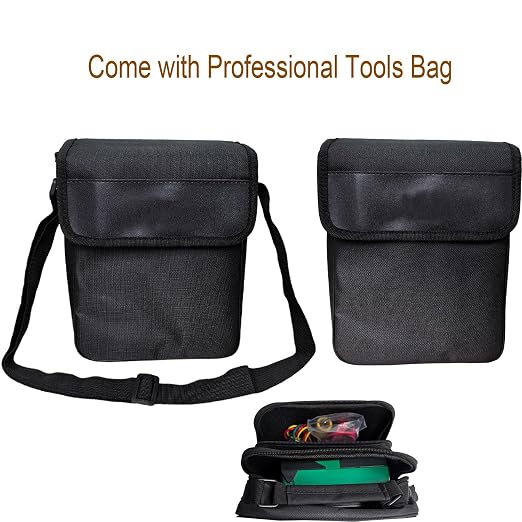 Professional Digital Earth Ground Tester Kit - 2000Ω Resistance & 30V AC Voltage Meter | 3-Wire & Simplified Testing, IP54, LCD, Battery Indicator - for Electricians, Industrial Uses