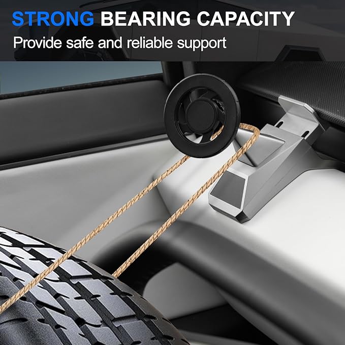 ELECFRESH Phone Mount for Tesla Cybertruck Fit for All Phone, Magnetic Phone Holder for Cybertruck Accessories Can be Adjusted 360° (Model)