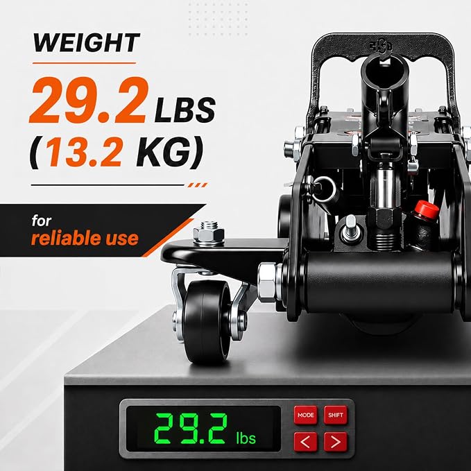 AV Steel Low Profile Floor Jack 2.5 Ton (5000 lbs), Lift Range 3.4" to 14.6" for Cars & Sedans, Hydraulic Steel Jack with Single Piston Pump - Not for Trucks or SUVs