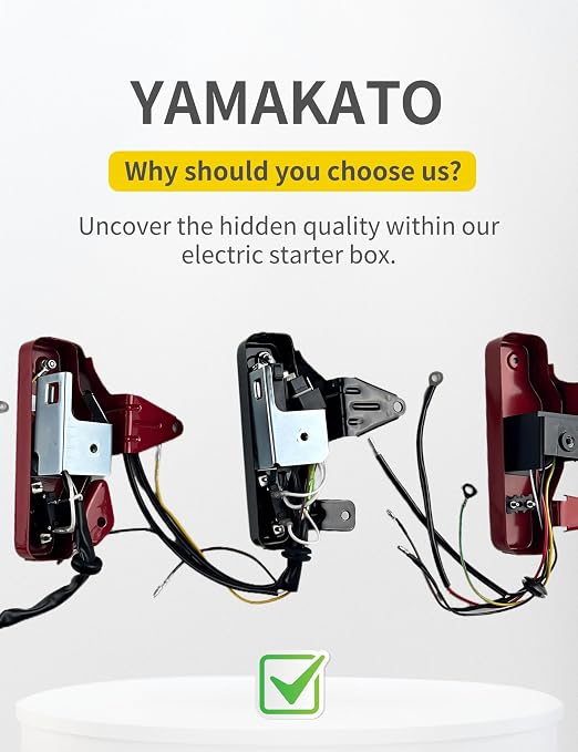 YAMAKATO Electric Starter Kit for Predator 212 Non Hemi 196cc 212cc Coleman Honda Mini Bike Go Kart Small Engine Electric Start