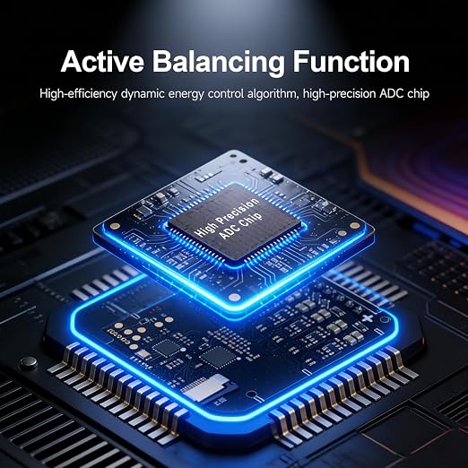 ISDT BL8 LiPo Battery Tester 2S-8S Smart Active Balancer XH2.54 Cell Voltage Tester for RC Batteries with High-Precision Color Screen App and Remote Control
