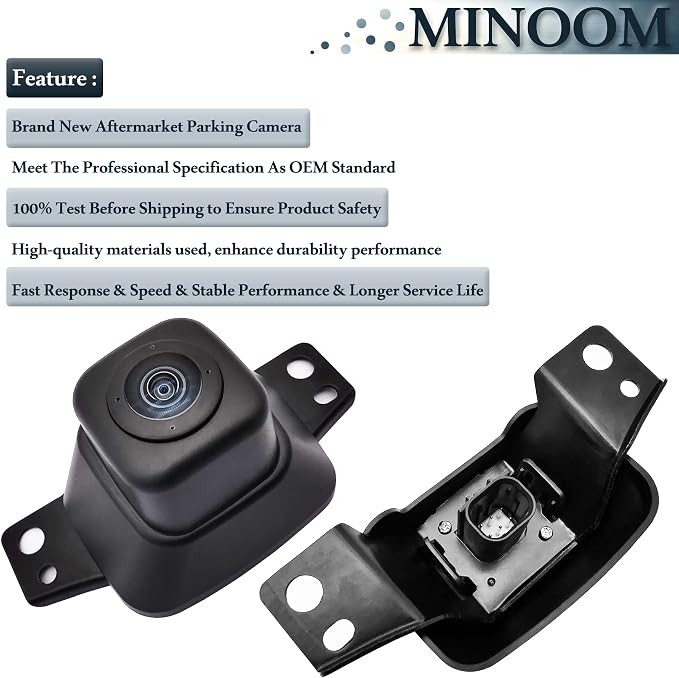 86790-42070 Front View Parking Grill Camera Pedestrian Camera Assembly Replacement for Toyot-a RAV4 l4 2.5L 2015 2016 2017 2018 Part No.#8679042070丨86790 42070